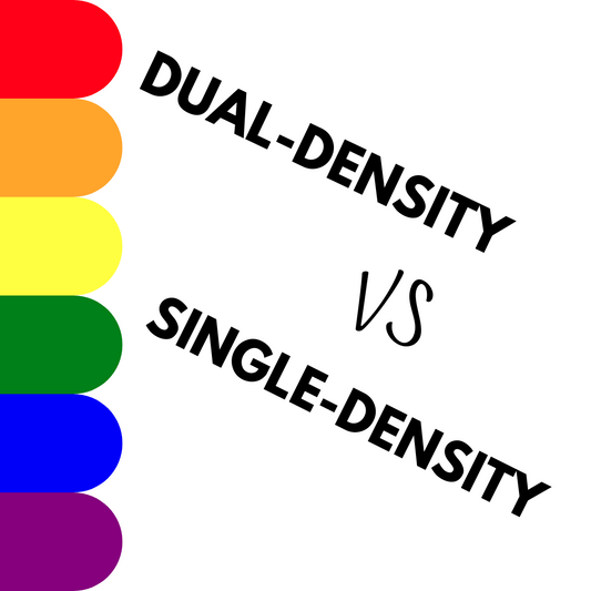 Dual-density vs single-density realistic dildo comparison: Flexibility and prostate-friendly designs for gay male anal play.